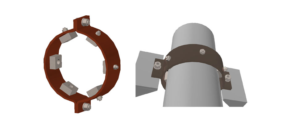 VT CL - 100-1000管夾套件