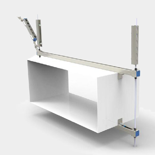 矩形風(fēng)管側(cè)向抗震支架