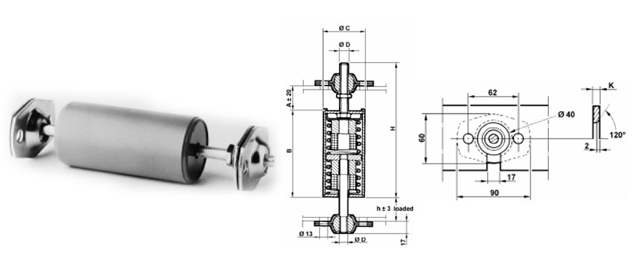 V403 - V406吊架彈簧減振器