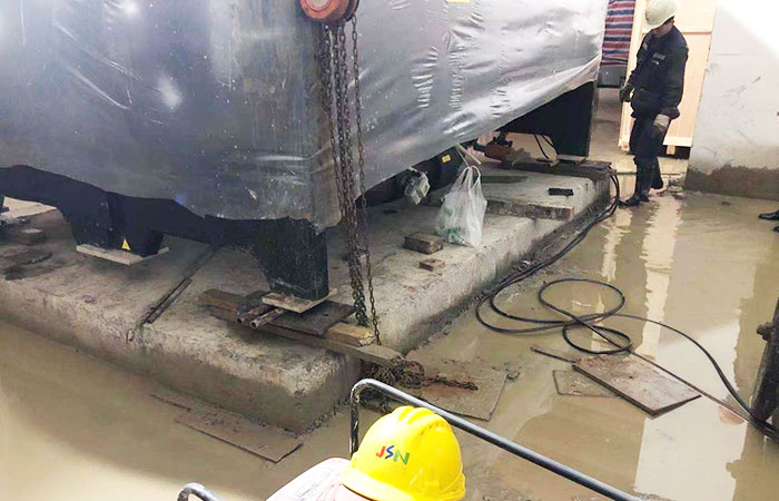 杭州蕭山機(jī)場(chǎng)三期T4航站樓主機(jī)房安裝金諾水泵減震器案例！